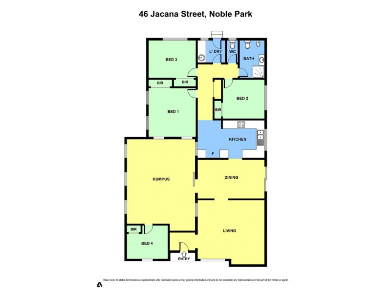 46 Jacana Street, Noble Park VIC 3174 Floorplan