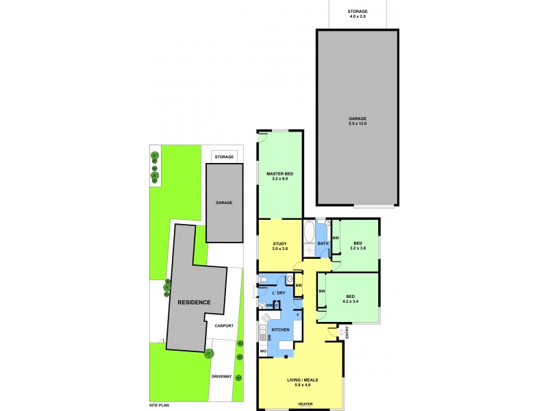 5 Blaby Street, Noble Park VIC 3174 Floorplan