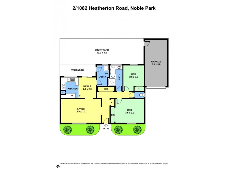 2/1082 Heatherton Road, Noble Park VIC 3174 Floorplan