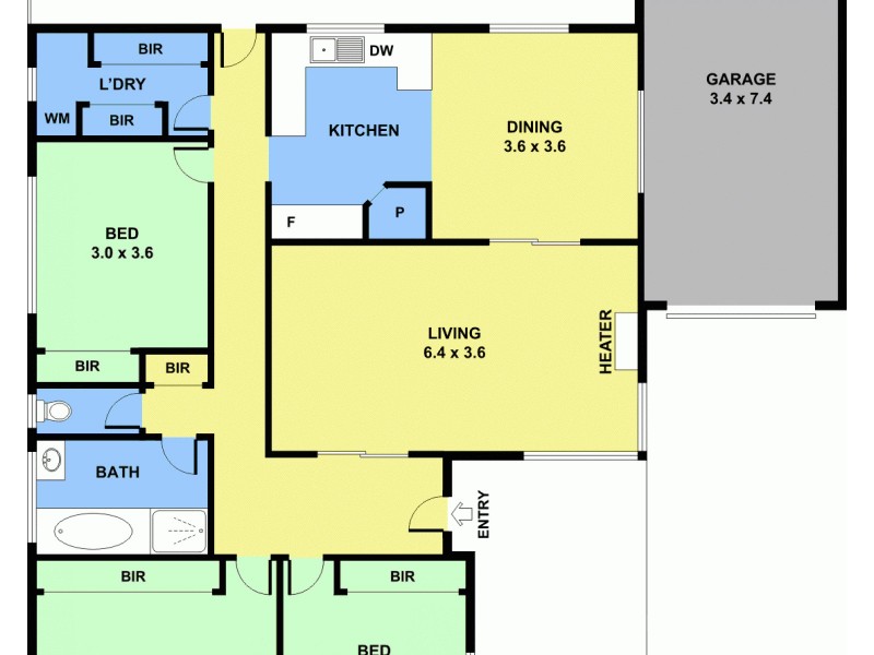 18 Titcher Road, Noble Park North VIC 3174 Floorplan