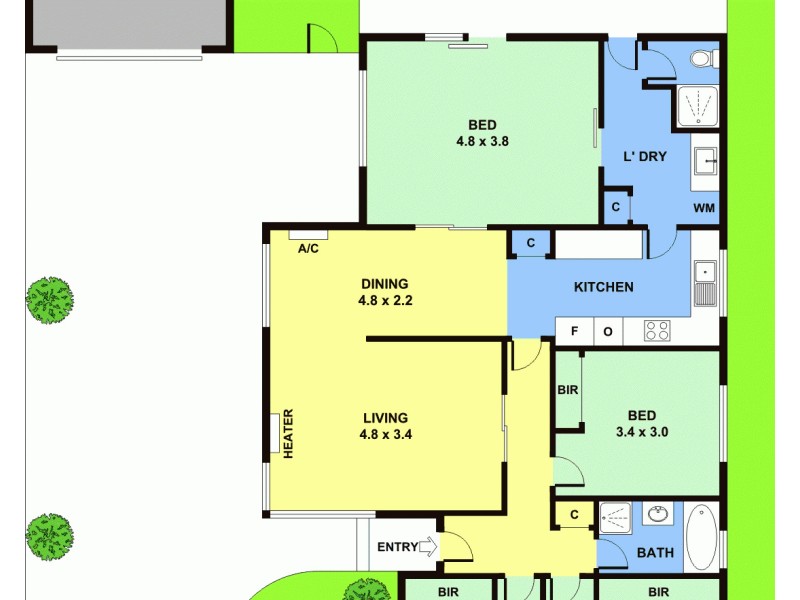 13 Leeside Street, Dandenong North VIC 3175 Floorplan