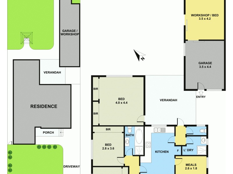 136 Railway Parade, Noble Park VIC 3174 Floorplan