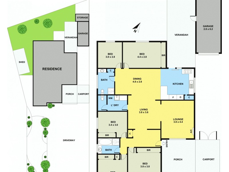 92  Dunblane Road, Noble Park VIC 3174 Floorplan