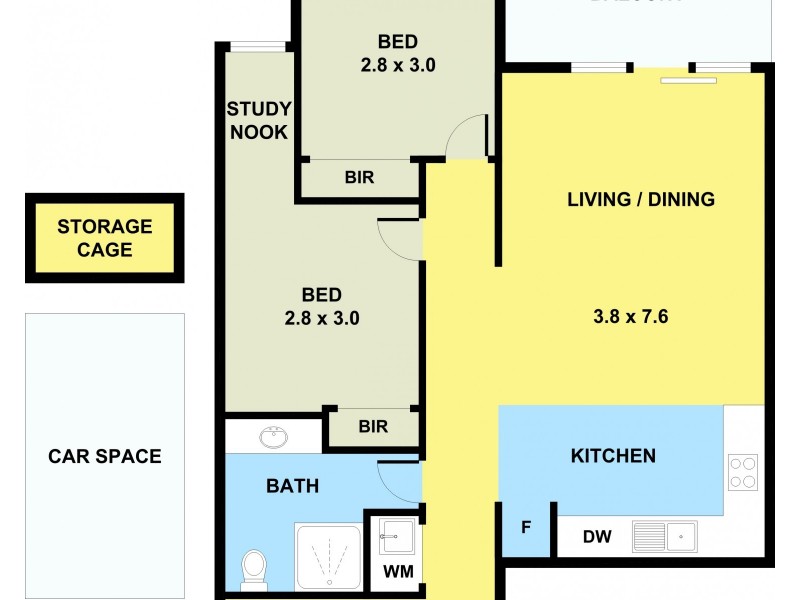 118/51-53 Buckley Street, Noble Park VIC 3174 Floorplan