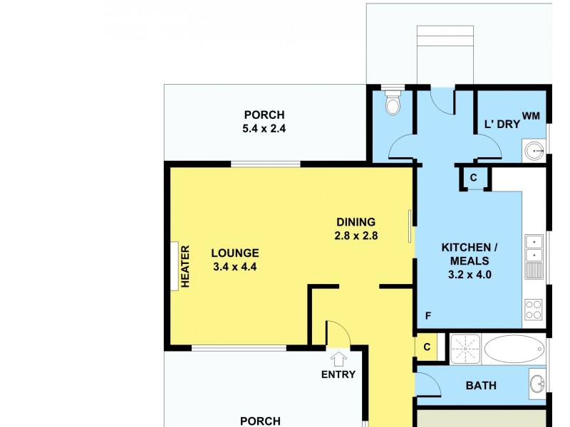 8 Blaby Street, Noble Park VIC 3174 Floorplan