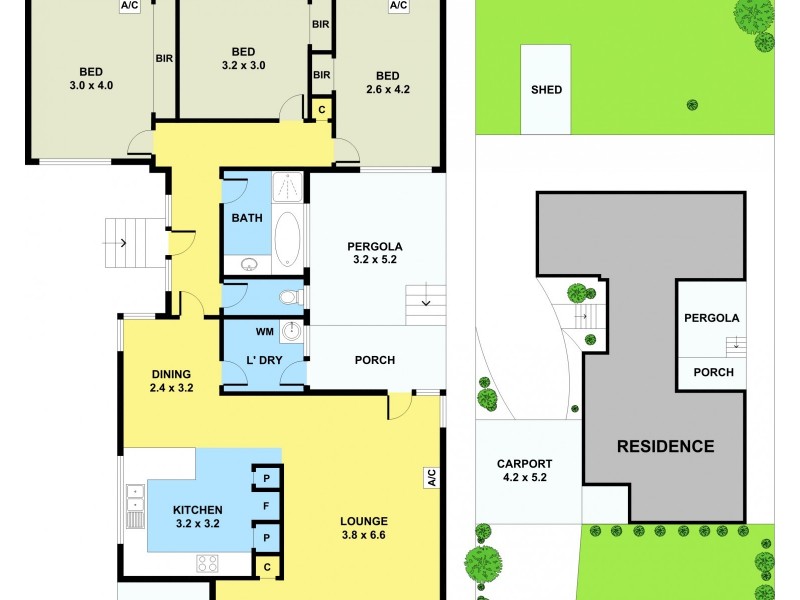 10 Roscoe Court, Noble Park North VIC 3174 Floorplan