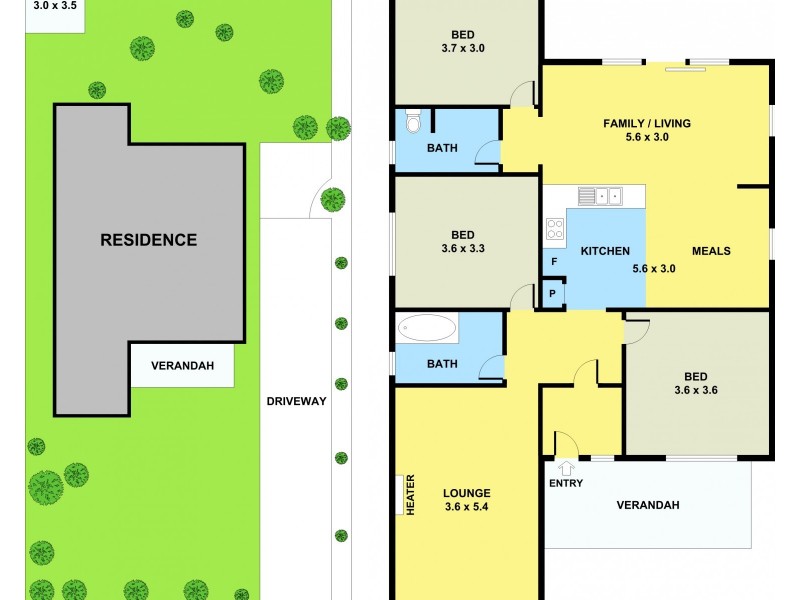 30 Jeffers Street, Noble Park VIC 3174 Floorplan