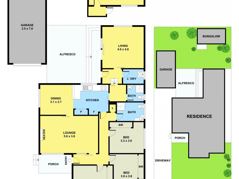 1 Kalimna Avenue, Noble Park VIC 3174 Floorplan