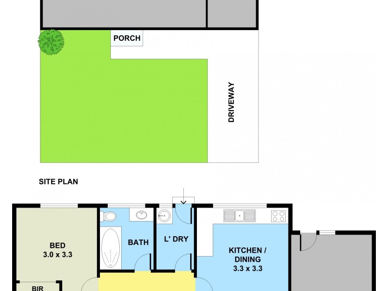 2/12 Aenone Avenue, Noble Park VIC 3174 Floorplan