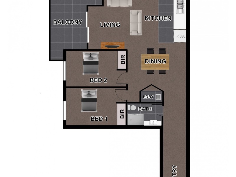 301/51-53 Buckley Street, Noble Park VIC 3174 Floorplan