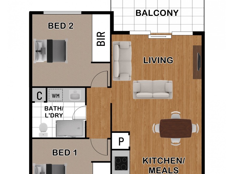 22/473 Princes Highway, Noble Park VIC 3174 Floorplan