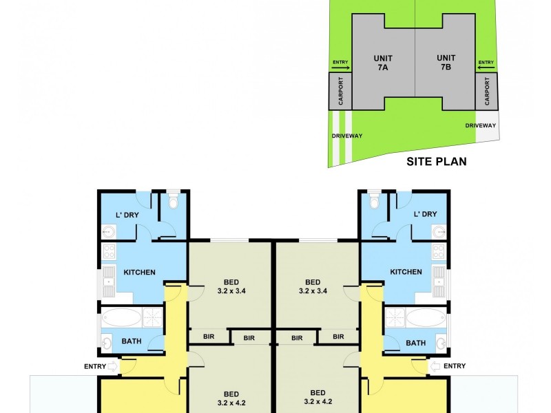 7A – 7B  Albert Road, Hallam VIC 3803 Floorplan