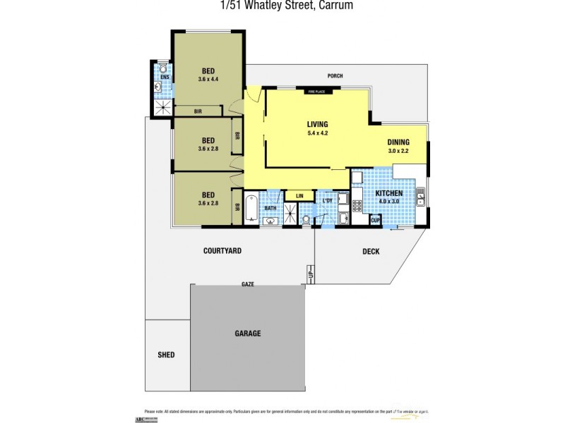 1/51 Whatley Street, Carrum VIC 3197 Floorplan