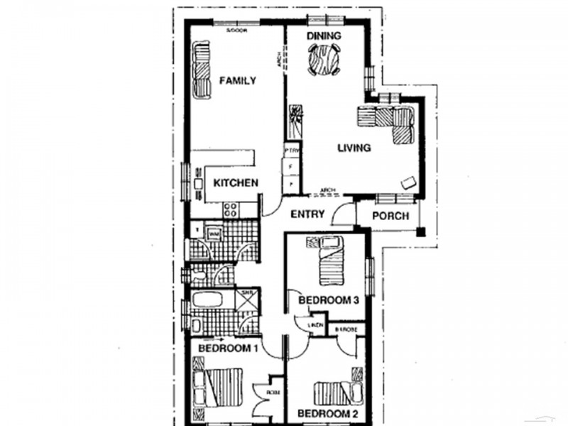 6 Kerrie Anne Crt, Skye VIC 3977 Floorplan