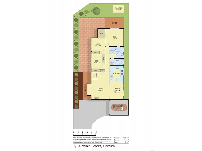 2/34 Myola St, Carrum VIC 3197 Floorplan