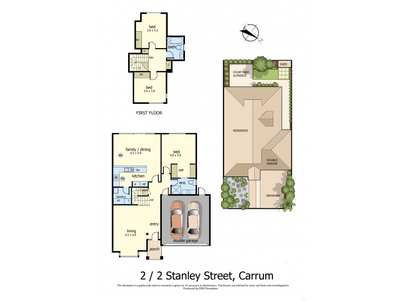 2/2 Stanley Street, Carrum VIC 3197 Floorplan