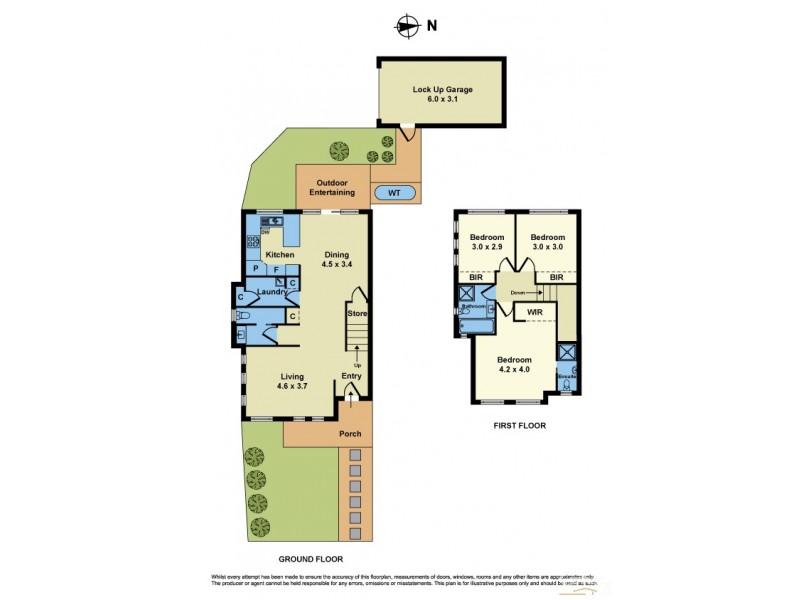 1/17 CARMEN STREET, Newport VIC 3015 Floorplan
