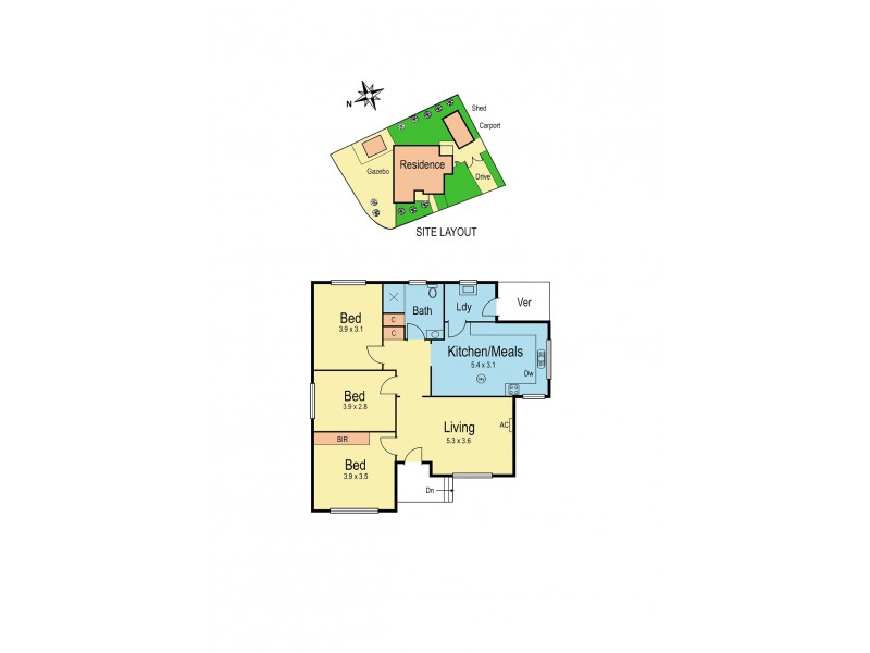 58 TYQUIN STREET, Laverton VIC 3028 Floorplan