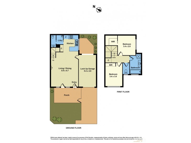 14/58  Aitken Street, Williamstown VIC 3016 Floorplan