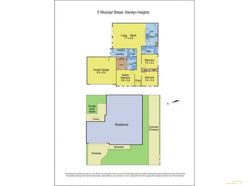 3/5 Woorayl Street, Hamlyn Heights VIC 3215 Floorplan