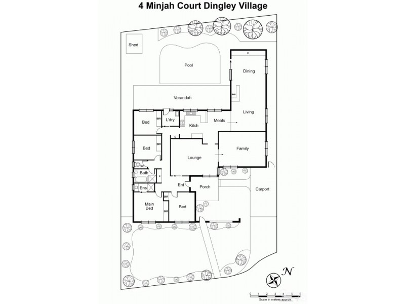 4 Minjah Court, Dingley Village VIC 3172 Floorplan