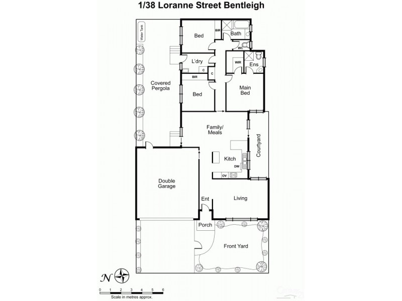 1/38 Loranne Street, Bentleigh VIC 3204 Floorplan