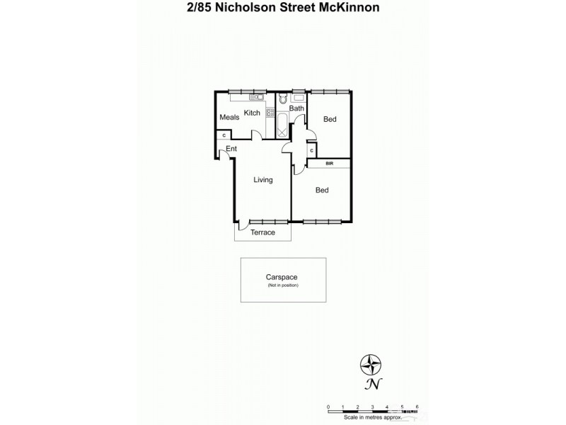 2/85 Nicholson Street, Bentleigh VIC 3204 Floorplan