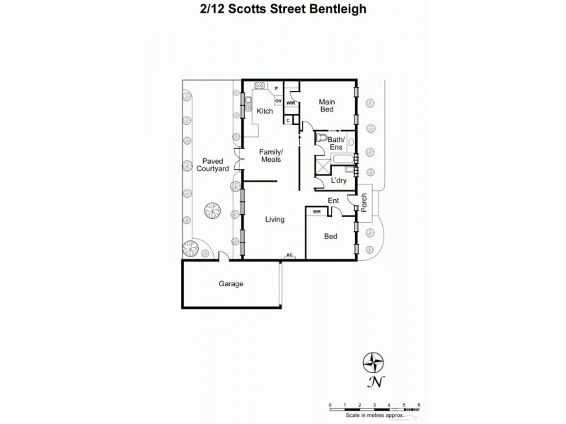 2/12 Scotts Street, Bentleigh VIC 3204 Floorplan