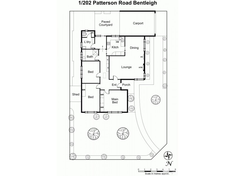 1/202 Patterson Road, Bentleigh VIC 3204 Floorplan