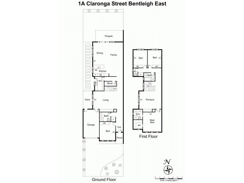 1A Claronga Street, Bentleigh East VIC 3165 Floorplan