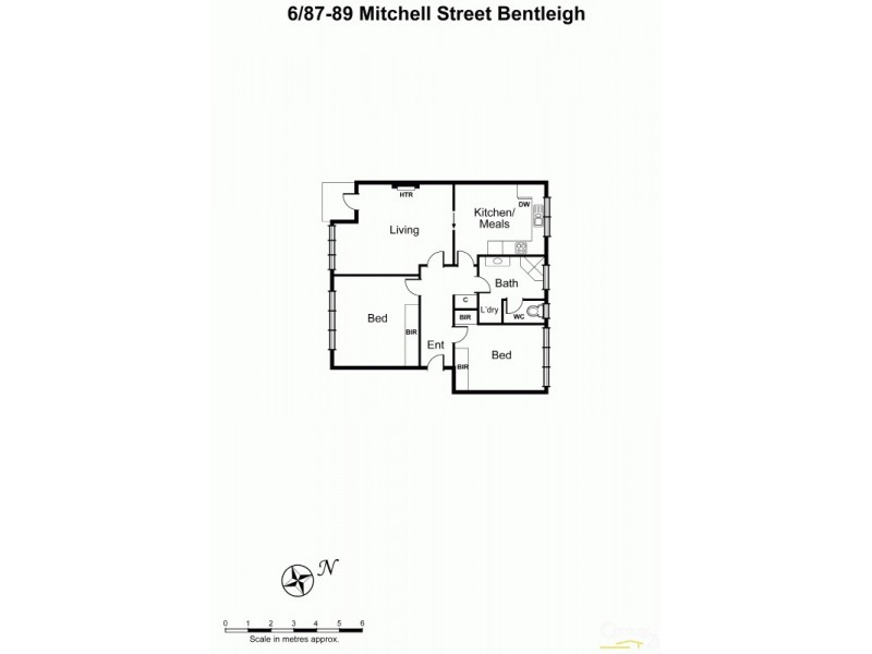 6/87-89 Mitchell Street, Bentleigh VIC 3204 Floorplan