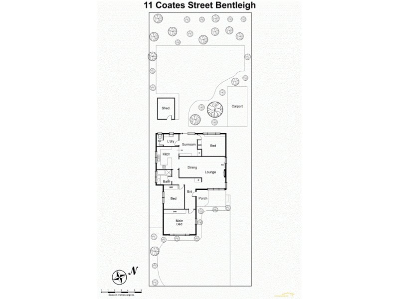 11 Coates Street, Bentleigh VIC 3204 Floorplan