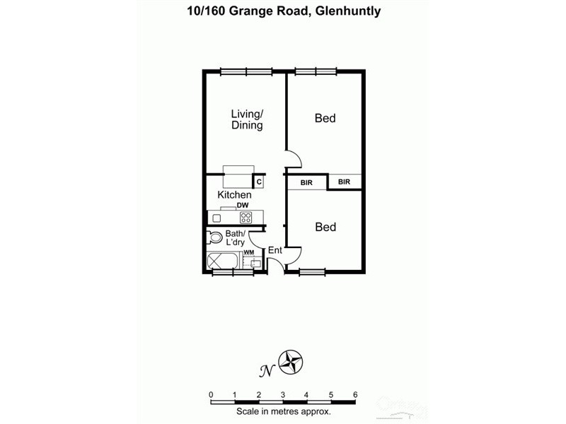 10/160 Grange Road, Carnegie VIC 3163 Floorplan