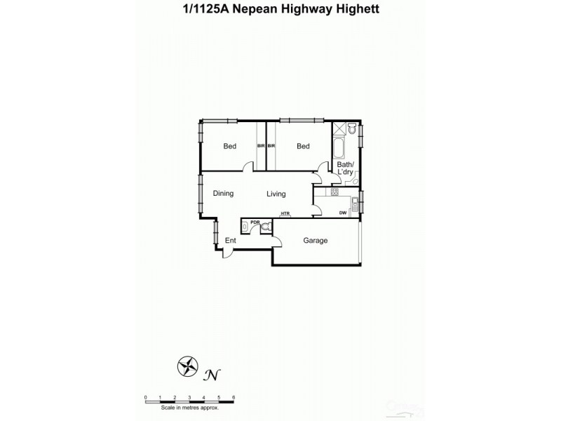 1/1125A Nepean Highway, Highett VIC 3190 Floorplan