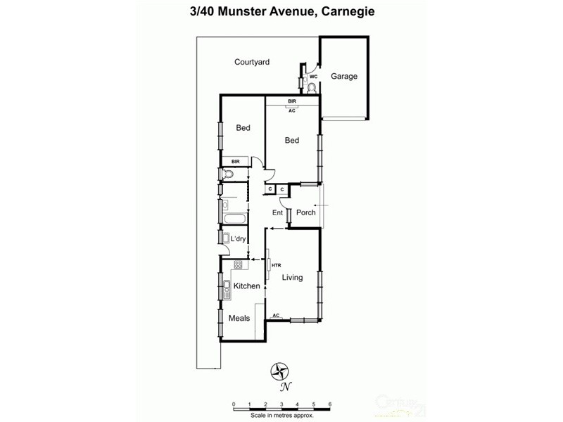 3/40 Munster Avenue, Carnegie VIC 3163 Floorplan