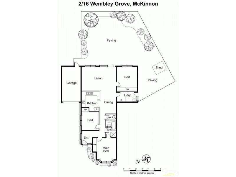 2/16 Wembley Grove, Mckinnon VIC 3204 Floorplan