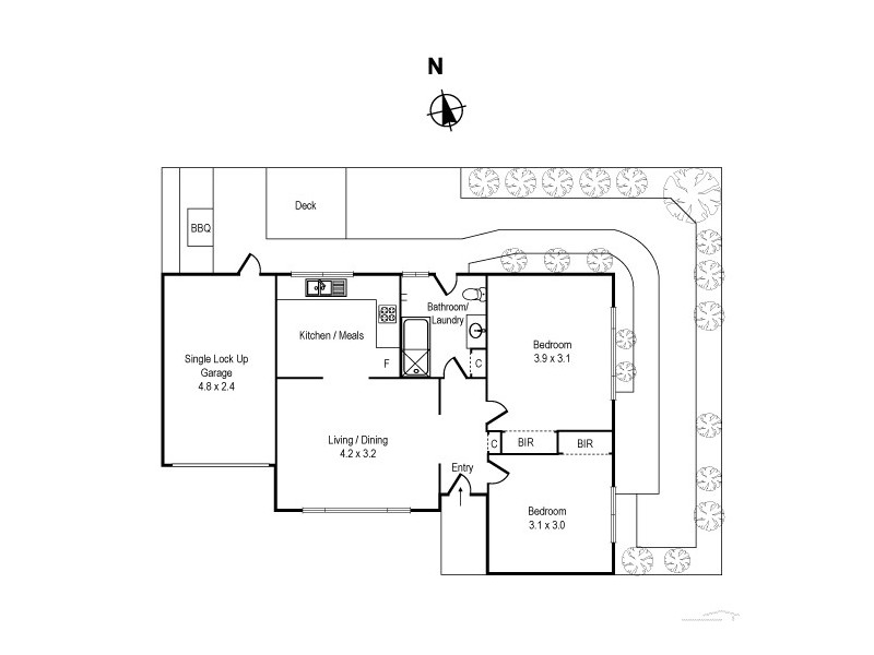 6/27 Gladwyn Avenue, Bentleigh East VIC 3165 Floorplan