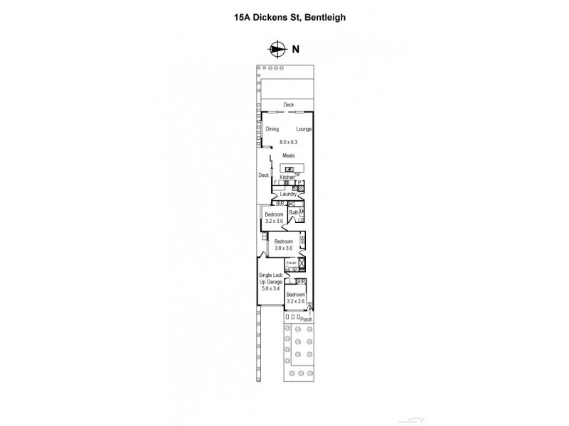 15A Dickens Street, Bentleigh VIC 3204 Floorplan