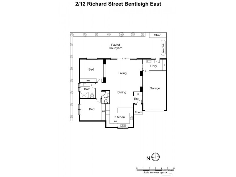 2/12 Richard Street, Bentleigh East VIC 3165 Floorplan