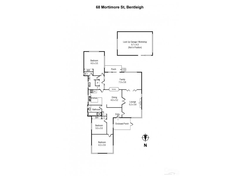 68 Mortimore Street, Bentleigh VIC 3204 Floorplan