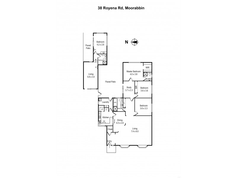 38 Royena Road, Moorabbin VIC 3189 Floorplan