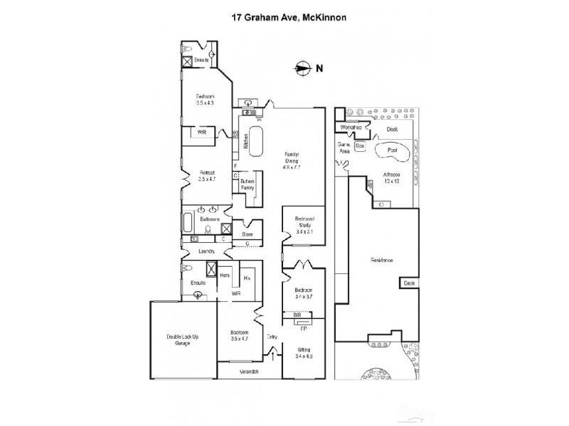17 Graham Avenue, Mckinnon VIC 3204 Floorplan