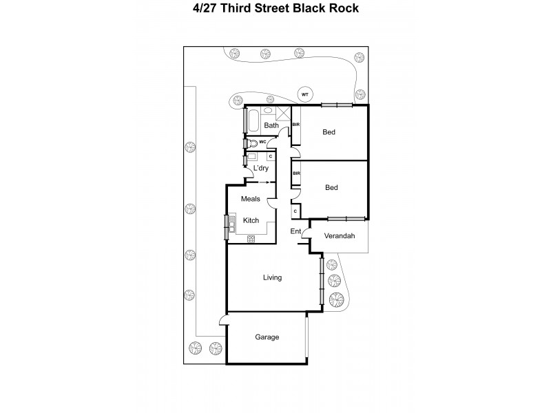 4/27 Third Street, Black Rock VIC 3193 Floorplan