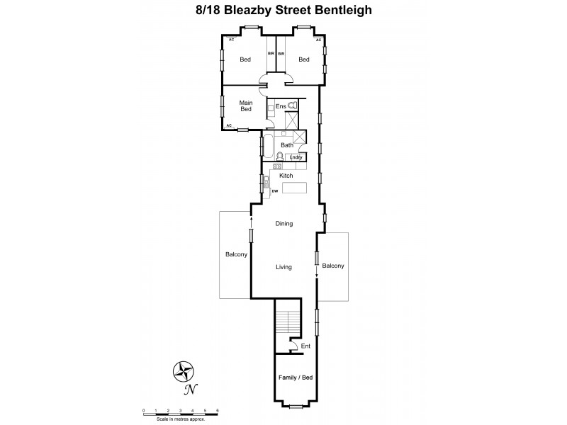 8/18 Bleazby Street, Bentleigh VIC 3204 Floorplan