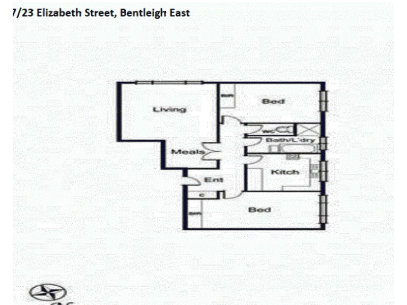7/23  Elizabeth Street, Bentleigh East VIC 3165 Floorplan