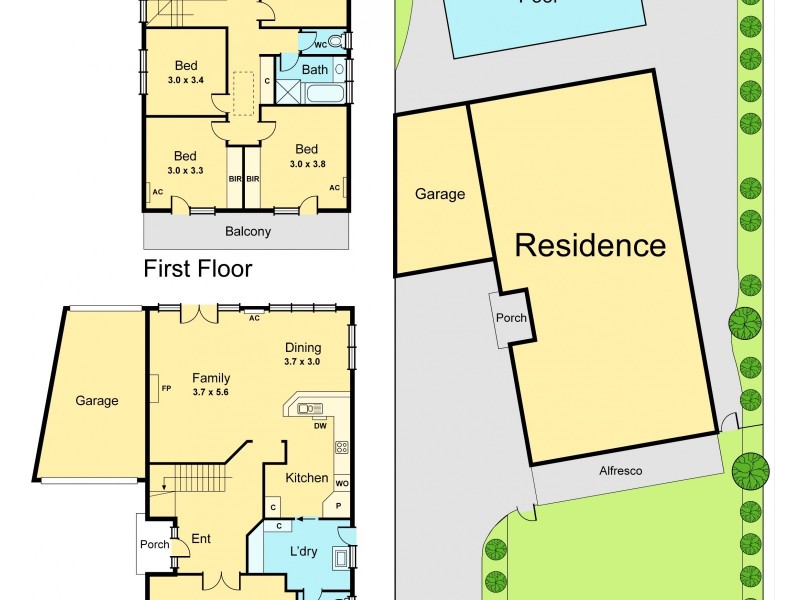 23 Elliott Crescent, Dingley Village VIC 3172 Floorplan
