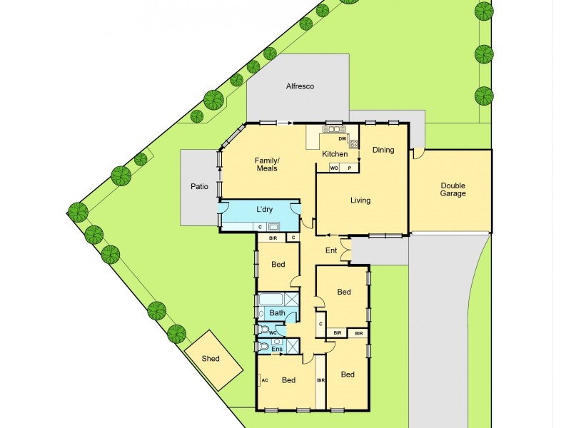 4 Justin Court, Cheltenham VIC 3192 Floorplan