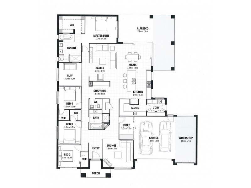 18 Burgundy Drive, Moama NSW 2731 Floorplan
