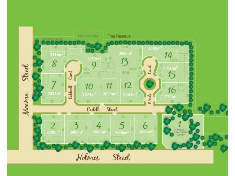 Lots Available Kooyong Parklands crn Moama Street & Holmes Street, Moama NSW 2731