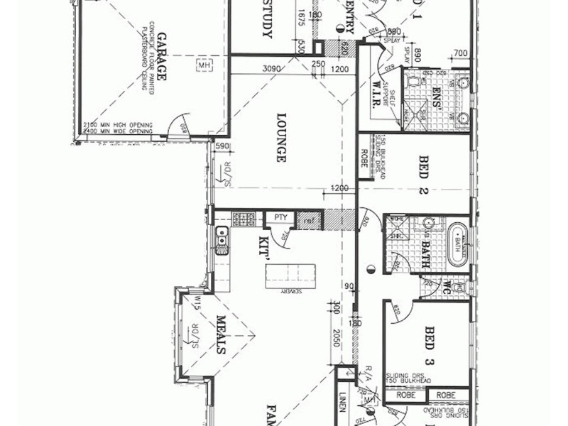 1 Joanne Court, Echuca VIC 3564 Floorplan